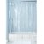 Delfi 0.25mm PVC AC Transparent Curtain (Width-50Inches X Height-84Inches)