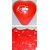 Valentine DAY Heart shape best quality red i love u printed balloon balloons (40 pieces)