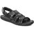 Red Chief Black Men Casual Leather Velcro Sandal (RC353 001)
