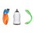 (Tricolor combo No 6 ) 3 in 1 combo of Car Charger, Charging Data Cable and Led Light by KSJ