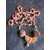 SCS Energized JAVA Rosary  One 1 Ek Mukhi Face Rudraksha Bead With Mala In Silver Plated Cap With 5 mukhi