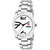 Meia Round Dial Silver Metal Strap Analog Watch For Women