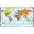 World Map Professional Edition 78 W x 47 H Inches Vinyl Print Poster