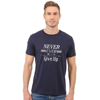                       Double F Tshirt For Men Round Neck Half Sleeves Men's Printed Quotation TshirtS                                              