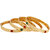 Jewels Gold Antique Latest Traditional Fancy Golden Bangles Set For Women  Girls (Pack of 4)