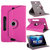 SMM 360 Rotate Tablet Flip Cover with Stand for HCL ME Connect 2G 2.0 Tab V2  ( Pink )