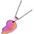 Men Style Best Friend For Friendship Gift (2 pieces - his and her) Multicolor Stainless Steel Heart Pendant