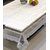 BcH 3D Centre Table Cover With Silver Lace (4 SEATERTransparent )