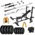 Livestrong 50 kg PVC weight with  8 in 1 bench Home Gym Combo