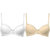 Arlopa Underwire Solid Padded Push Up Bra Bow Combo Pack of 2