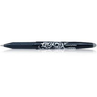 Luxor Pilot Frixion Roller Ball Pen (Black) (Pack Of 10)