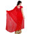 Ligalz red shiffon printed saree