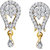 Spargz Designer Party Wear CZ Stone Studded Double Line Beaded Manglsutra Set For Women AIMS 127