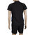 RetailWorld Black / Blue Volleyball Dress (Combo of Half Sleeves T-Shirt + Shorts)