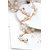 White Flower Necklace Women Elegant Pearl Sweater Chain Long Pendant