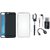 Oppo F5 Silicon Slim Fit Back Cover with Memory Card Reader, Silicon Back Cover, Selfie Stick, Earphones and OTG Cable
