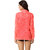 Texco Pink Printed Polyester Shrug for Women