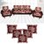Choco Creations Elegant  Classic Premium Quality 5 Seater Sofa Cover Set +5 Pcs Cousion CoversCCSOFACOMCOU001