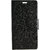 Quickie Fashion Flip Cover For LYF Flame 3 - Black