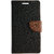 Quickie Fashion Flip Cover For Nokia Lumia 435 - Black Brown