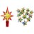 Priyankish Plastic Multicolour Christmas Tree Decoration-(Pack of 13)