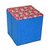 Kuber Industries™ Dots Multi Purpose Foldable Cloth Big Storage Stool Seat Box (Colour and Print might vary according to availibility)