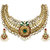 Zaveri Pearls Traditional Pearls Drop Gold Look Necklace Set - ZPFK14