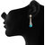 Mahi Gold Plated Fancy Party Wear Blue Austrian Crystals Dangler Earrings for Women ER1109426GBlu