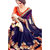 Priyanka Trends Women's Georgette Fancy Thread Work Saree (Latest Designer Sarees /Party wear sarees/Wedding Sarees /New collection sarees)