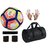 Combo of Laliga Red/Yellow Football (Size-5), Kit Bag & Supporters