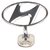 Car Auto Hood Bonnet Ornament Chrome Emblem - Hyundai
