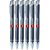 Cello Accugrip Massage Point Elegance Metal Ballpoint Pen, Pack of 5