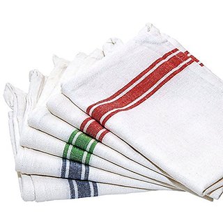 Shop By Room Floor Duster Wet Dry Cotton Cleaning Cloth / Mop 20 x 20 inch Pack of 4