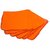 Shop By Room Super Soft Flannel Orange Duster - Set of 5 (Size 22quotx26quot)