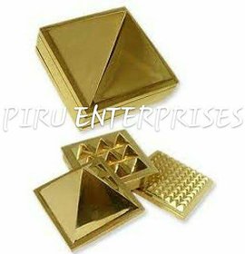 Brass vastu pyramid