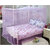 NEEDS Mosquito Super Net ( Cotton) Plain King Size 7x8ft Pink