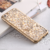 3D Plating Flower with Swaroski Case Soft TPU Cover for Samsung Galaxy J2 (Gold)