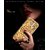 3D Plating Flower with Swaroski Case Soft TPU Cover for Samsung Galaxy J2 (Gold)