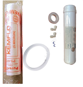 Xisom Heathy Carbon Inline Filter With Teflon+ elbow + spun Used In All Type Of R.O Water Purifier