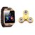 Zemini DZ09 Smart Watch and Fidget Spinner for HTC DESIRE 626S(DZ09 Smart Watch With 4G Sim Card, Memory Card| Fidget Spinner)