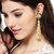 Fasherati Antique Style Golden Long Silk Tassel Earrings For Women