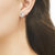 Fasherati 925 sterling sliver plated flower stud Earrings for Girls