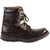MOZOORO Mens Brown Combat Lace-Up Boots