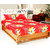 Welhouse India 3D Printed 1 Double bedsheet with 2 Pillow Covers 3DDB-002