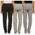 (PACK OF 3) Women's Track Pants / Joggers / Lowers / Workout Yoga Pants - FREE SIZE (S-XL) - multi-pattern