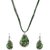Anuradha Art Green Colour Wonderful Designer Classy Necklace Set For Women/Girls