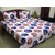 Forty Winks Cotton Printed Standard Size Bedsheet with 2 Pillow Covers - Multi