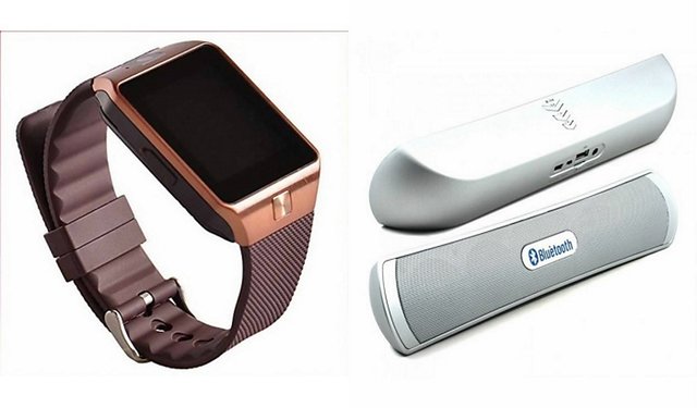 Buy Zemini DZ09 Smartwatch and B 13 Bluetooth Speaker for Vivo V5 DZ09 Smart Watch With 4G Sim Card Memory Card B 13 Bluetooth Speaker Online 1499 from ShopClues