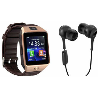 Buy Zemini DZ09 Smart Watch and C 100 Earphone for MOTOROLA moto g