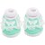 Neska Moda Baby Boys and Girls Frill Butterfly Mint Booties For 0 To 12 Months Infants BT88